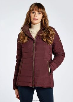 Dubarry mujer chaqueta de plumas ballinroe FZ86P503 ropa grosella