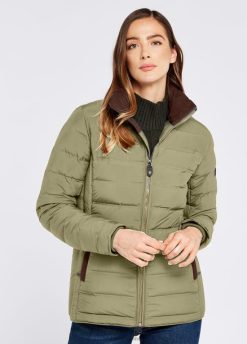 Dubarry mujer chaqueta de plumas ballinroe FZ86P578 ropa verde oscuro