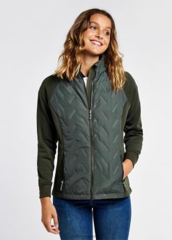 Dubarry mujer chaqueta de rendimiento ferndale FZ86P132 ropa pesto
