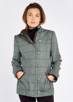 Dubarry mujer chaqueta de tweed helecho FZ86P218 ropa Alazán