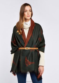 Dubarry mujer estola de lana birchdale FZ86P275 accesorios hiedra