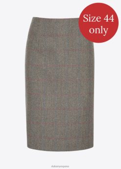Dubarry mujer falda de tweed de helecho FZ86P702 ropa musgo