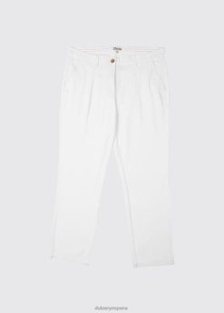 Dubarry mujer pantalones capri de caña FZ86P598 ropa blanco