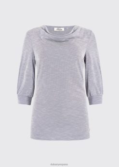 Dubarry mujer parte superior de ballymote FZ86P633 ropa plata