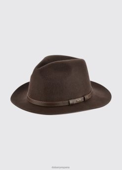 Dubarry mujer sombrero fedora frontera FZ86P391 accesorios marrón