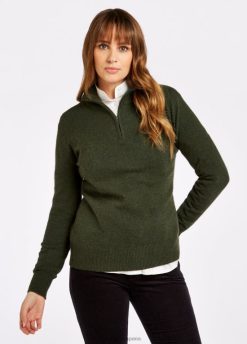 Dubarry mujer suéter coleraine FZ86P604 ropa aceituna
