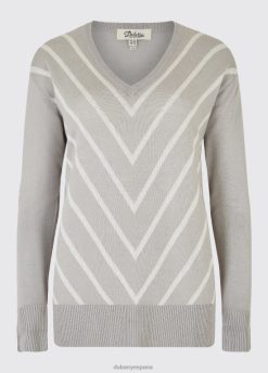 Dubarry mujer suéter de pilltown FZ86P726 ropa platino