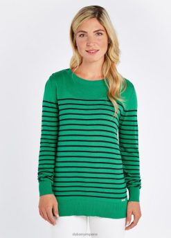Dubarry mujer suéter ligero portlaw FZ86P547 ropa Kelly verde