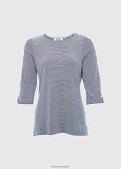 Dubarry mujer top a rayas portmagee FZ86P833 ropa Armada