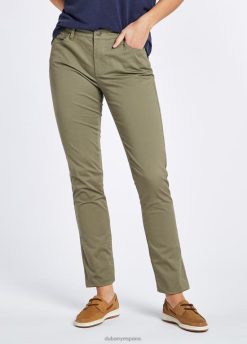 Dubarry mujer vaqueros de la vía verde FZ86P211 ropa pesto