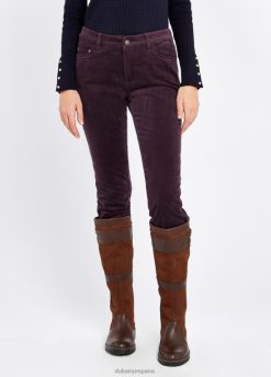 Dubarry mujer vaqueros de madreselva FZ86P262 ropa ciruela