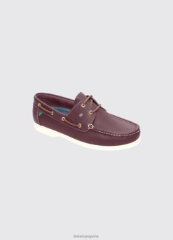 Dubarry mujer zapato de cubierta almirantes FZ86P103 calzado borgoña