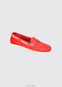 Dubarry mujer zapato de cubierta belice FZ86P842 calzado rojo